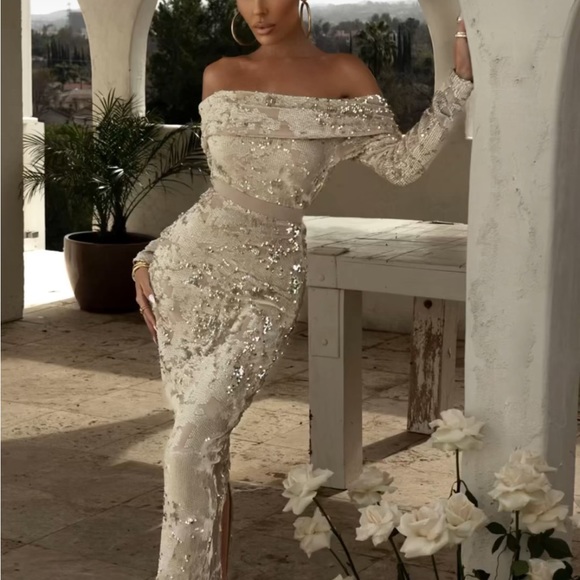 Searching For This JLUXELABEL reversible sequin Bodysuit - Not Selling - Picture 3 of 4